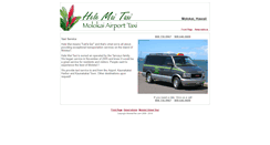 Desktop Screenshot of molokaitaxi.com